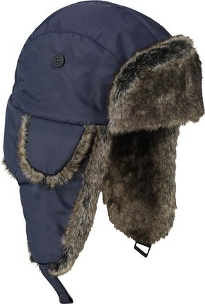 Lerros Ohrenm&uuml;tze LERROS Trapperm&uuml;tze mit Kunstfell, Herren, Gr. Normalgr&ouml;ssen, classic navy, Kunstfaser, M&uuml;tzen Ohrenm&uuml;tze