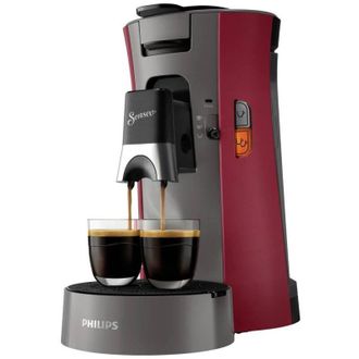 Philips Macchina da caff&egrave; Philips SENSEO Select rossa moderna