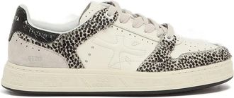 Premiata Quid 7655 sneakers met leren vlakken - Wit