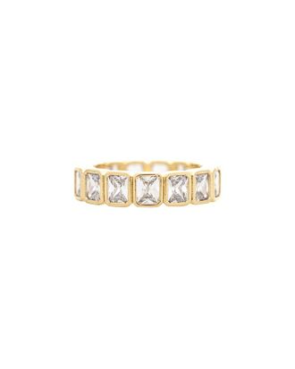 Rivka Friedman 18K Plated Cz Ring