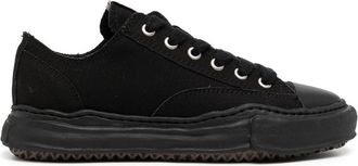 Miharayasuhiro low-top canvas sneakers - unisex - Rubber/Canvas/Canvas - 44 - Black
