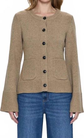 Pistola Denim Dani Cardigan In Toasted Wheat