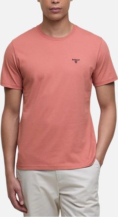 Barbour Mens Barbour Mens Essential Sports New T-Shirt - Pink - Size: 42