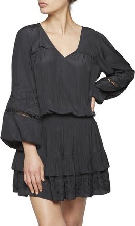 Ramy Brook Sabina Long Sleeve Dress in Black at Nordstrom Rack, Size X-Small