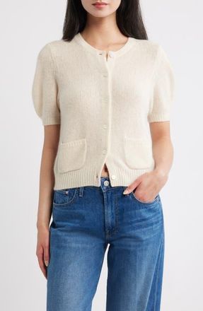 D&ocirc;en Alesia Cashmere Cardigan in Dogwood at Nordstrom, Size Xx-Large