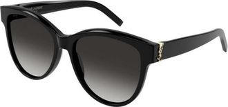 Saint Laurent Zonnebril - unisex - Zonnebrillen - Zwart - 55 MM - Accessoires