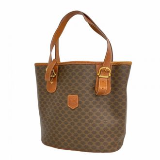 Celine Brown Pvc Tote Bag (Pre-Owned)