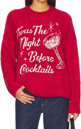 Show me your Mumu Classic Crewneck Sweater In Twas The Night
