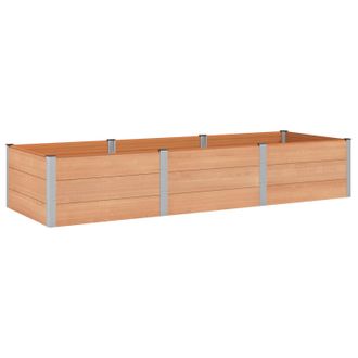 vidaXL Arriate Elevado Marr&oacute;n 300 X 100 X 54 Cm Vidaxl