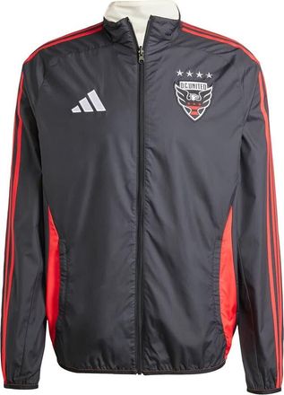 adidas Mens adidas Black/White D.C. United 2025 Anthem Reversible Full-Zip Jacket at Nordstrom, Size Xx-Large