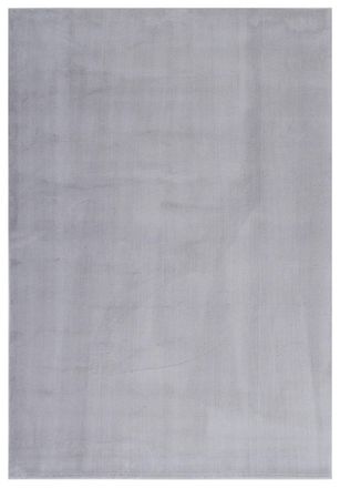 Novatrend Alfombra de sal&oacute;n moderna gris 120x120 cm