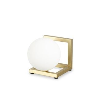 Ideal Lux L&aacute;mpara de mesa de lat&oacute;n L 120 x H 120 x P 120 mm