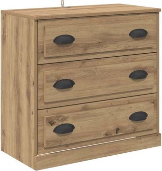 vidaXL Sideboard Artisan Oak 70 x 35.5 x 67.5 cm Engineered Wood vidaXL