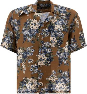 KAPITAL Camicia con stampa - Marrone