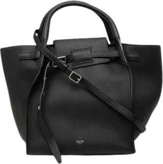Celine Pre-owned The Big Bag - Dames - Vintage Handtas - Zwart - ONE Size - Leer - Vintage