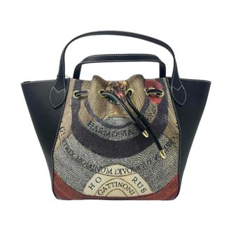 Gattinoni Tassen, Dames, Zwart, ONE Size, Leer, Schoudertas