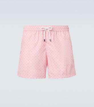 Fedeli Madeira printed swim trunks