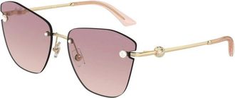 Jimmy Choo London Butterfly Sunglasses - female - Jimmy Choo - Sunglasses - Yellow - 59 MM - Accessories