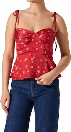 Astr Selina Top In Red