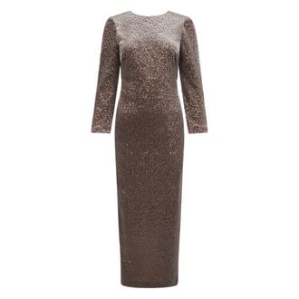 PESERICO Mujer, Vestidos, Marr&oacute;n, Talla: L