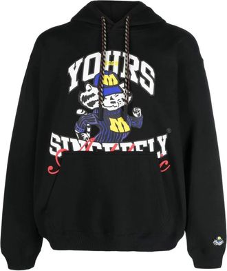 Msgm Msgm, Heren, Sweatshirts & Hoodies, Zwart, Maat: XL Katoen