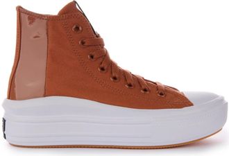Converse Bruine Hi-Top Platform Sneakers voor Vrouwen - Dames - Sneakers - Bruin - 39 EU - Schoenen