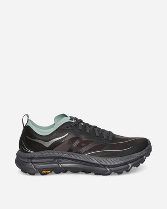 Hoka One One Mafate Speed 4 Lite Sneakers Charcoal Grey / Jade
