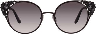 Chopard Smoke Cat Eye Ladies Sunglasses SCHL06S 0530 53