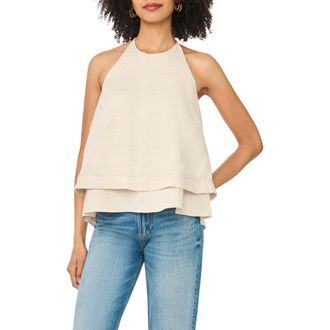 Parker Longline Halter Tank in Fine Linen at Nordstrom Rack, Size X-Large