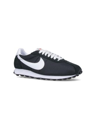 Nike Black Mesh & Suede Sneaker - Black