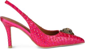 Kurt Geiger Womens Belgravia High Sling Heels - Fuschia - Size UK 3