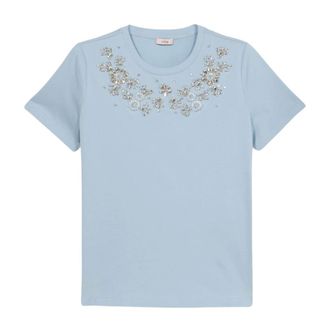 Oltre Mujer, Camisetas, Azul, Talla: 2XL