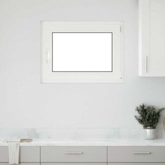 vidaXL Ventana De S&oacute;tano risor 80x60 Cm Oscilobatiente Din Derecha Vidaxl