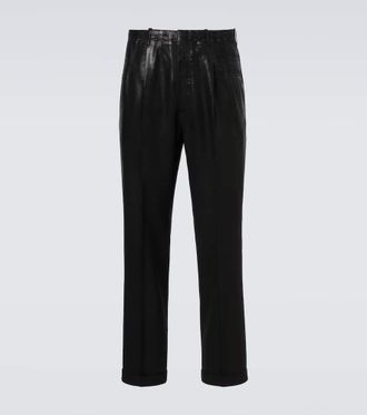 Maison Margiela Virgin wool straight pants