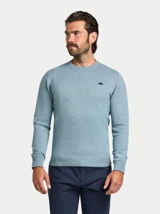 Raging Bull Classic Crew Neck Sweater in Green Marl at Nordstrom, Size Xxx-Large