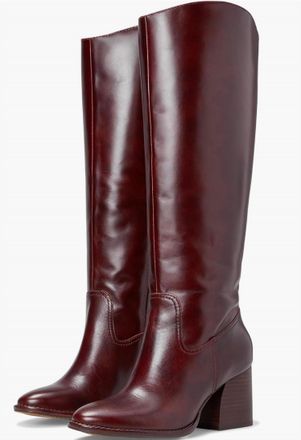 Vince Camuto Leila Tall Boot In Mahongany