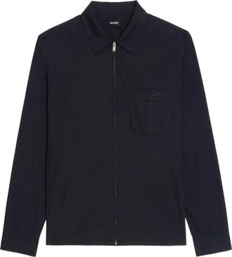 Zadig&Voltaire Camicia con tasca e zip - Nero