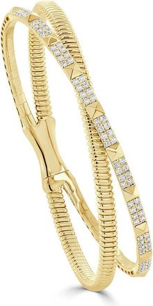 Sabrina Designs 14K 0.72 Ct. Tw. Diamond Stackable Bangle