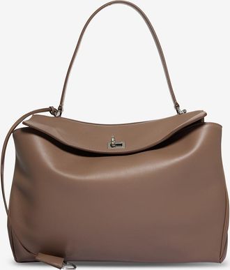 Balenciaga Handtasche aus glattem Kalbsleder Rodeo Medium