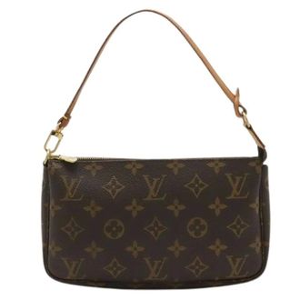 Louis Vuitton Pre-owned Mini Bags, female, Brown, Size: ONE SIZE Pre-owned Vintage Monogram Pochette