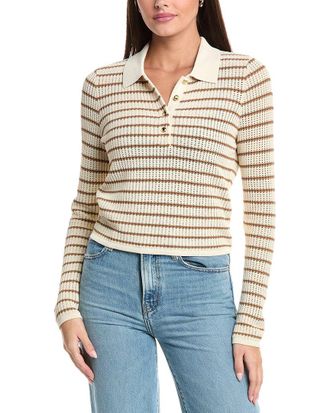 Rag & Bone Rag & Bone Viola Stripe Polo Sweater