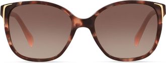 Prada square-frame sunglasses - women - Acetate - 55 - Brown