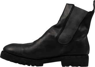Guidi Schoenen, Heren, Zwart, 45 EU, Leer, 76V Chelsea Boots