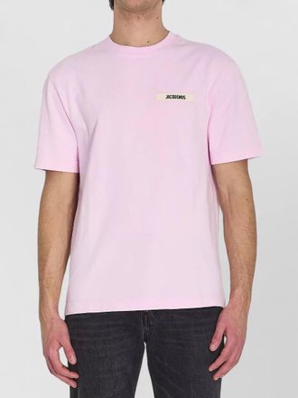 Jacquemus organic cotton ribbed crewneck short-sleeve relaxed-fit t-shirt