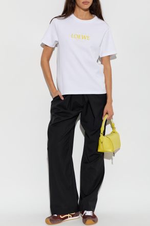 Loewe T-shirt With Logo, Womens, White