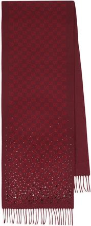 Gucci Sjaal verfraaid met GG logo - Rood