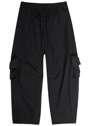 Simone Rocha Simone Rocha Drawstring Cargo Trousers - Black - M