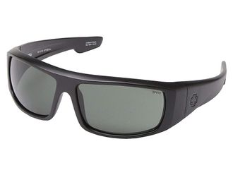 Spy Logan Sport Sunglasses Matte Black Ansi RX/HD Plus Gray/Green, Grilamid Frames