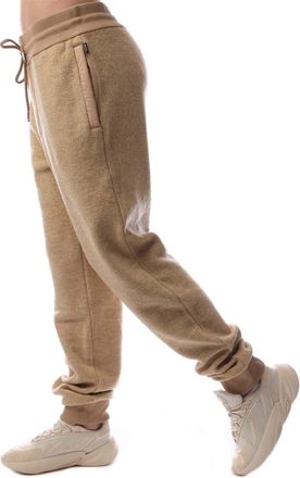 HUGO BOSS Mens Levete Solid Patterned Slim Joggers in Beige - Size X-Large