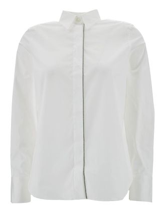 Brunello Cucinelli Straight-point Collared Buttoned Shirt